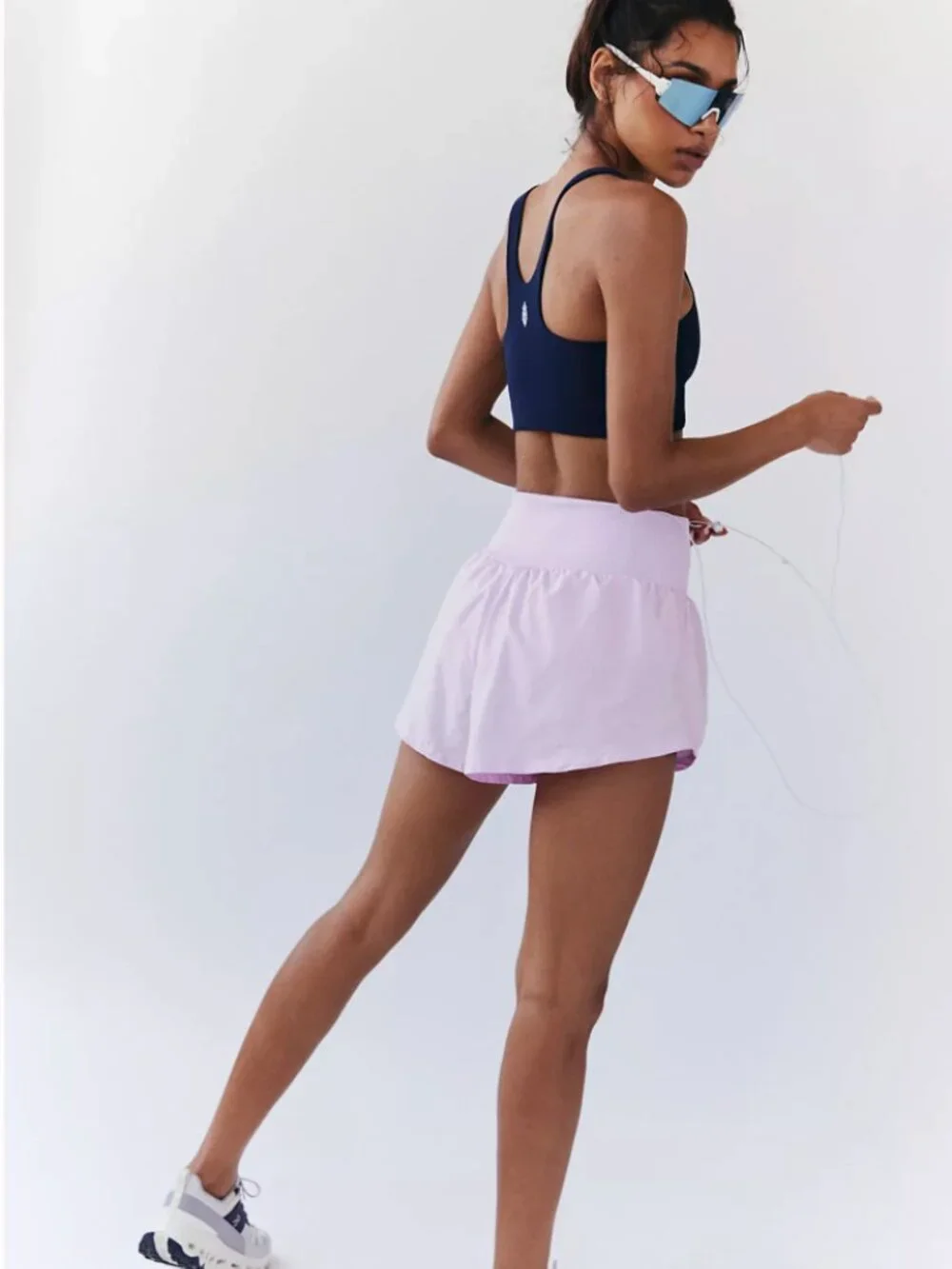 Free People Movement Women's Carpe Diem Shorts In Powder Pink-XL  NWOT